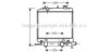 AVA QUALITY COOLING MZ2166 Radiator, engine cooling